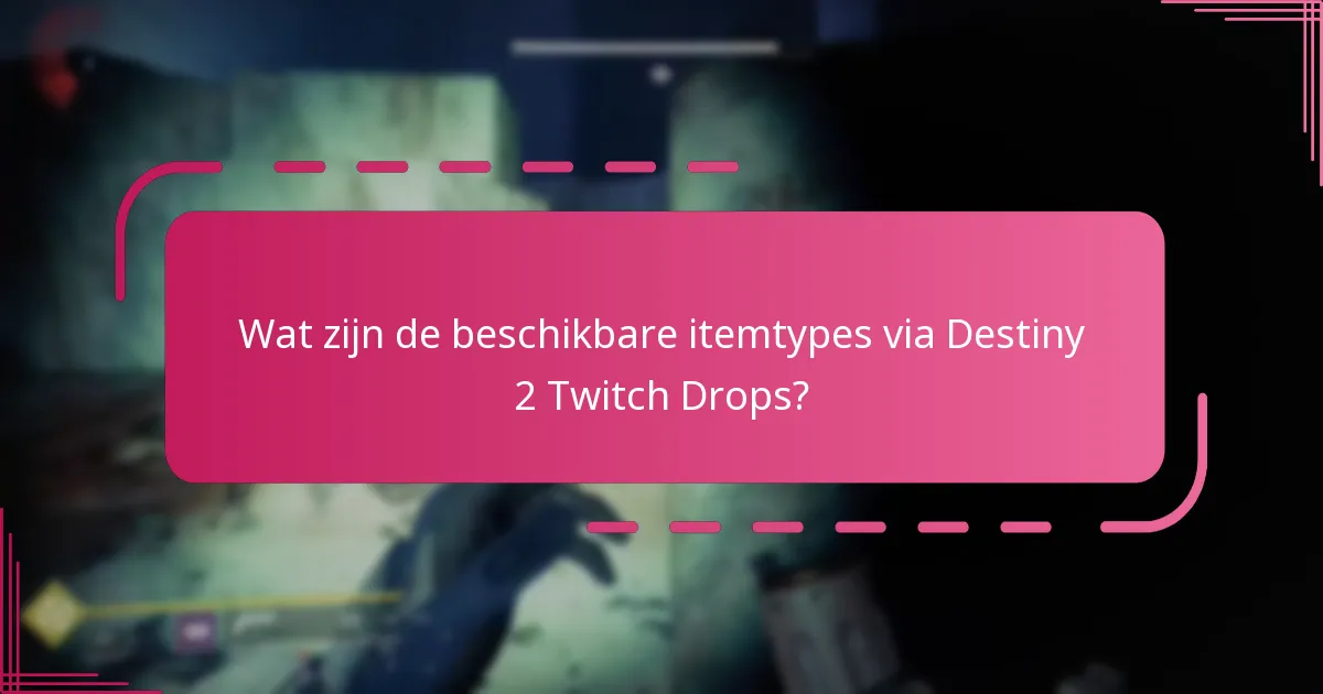 Hoe kunnen spelers Destiny 2 Twitch Drop beloningen claimen?